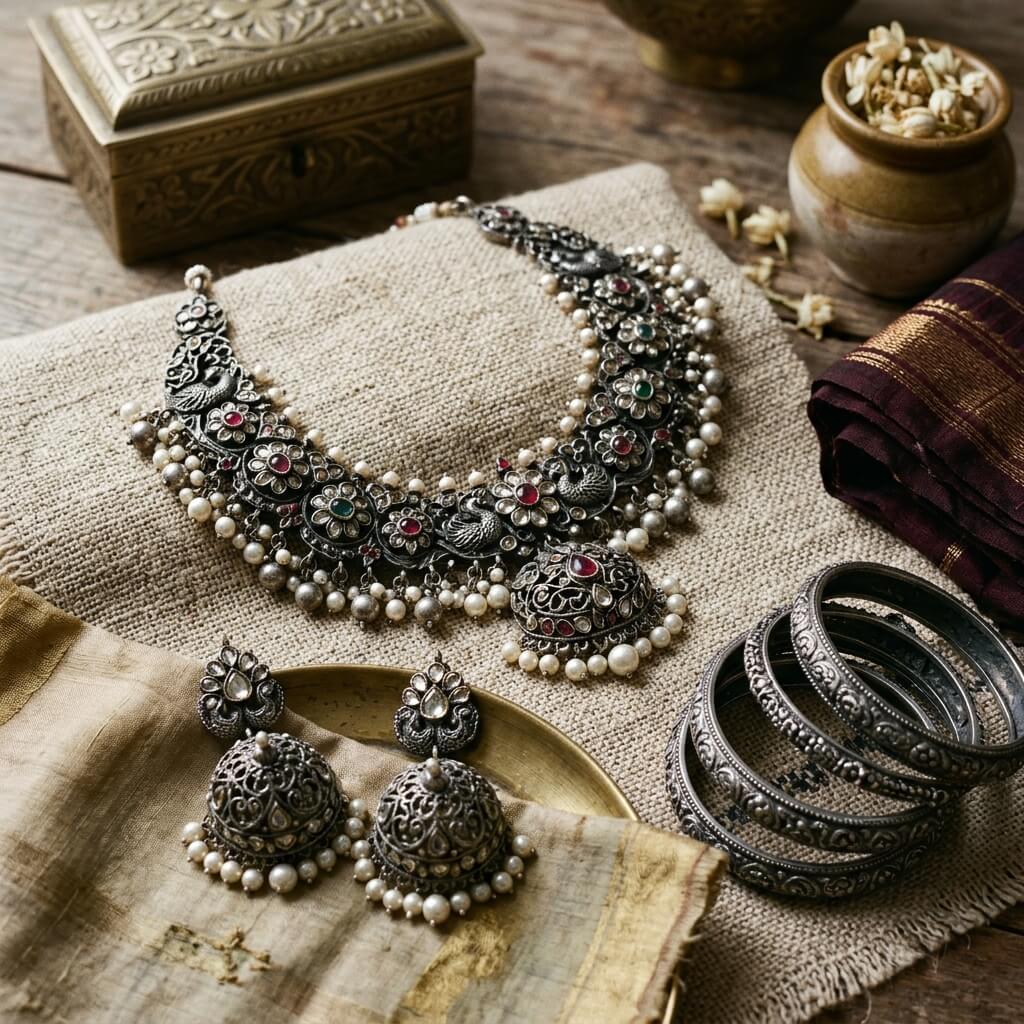 Antique Silver Jewellery